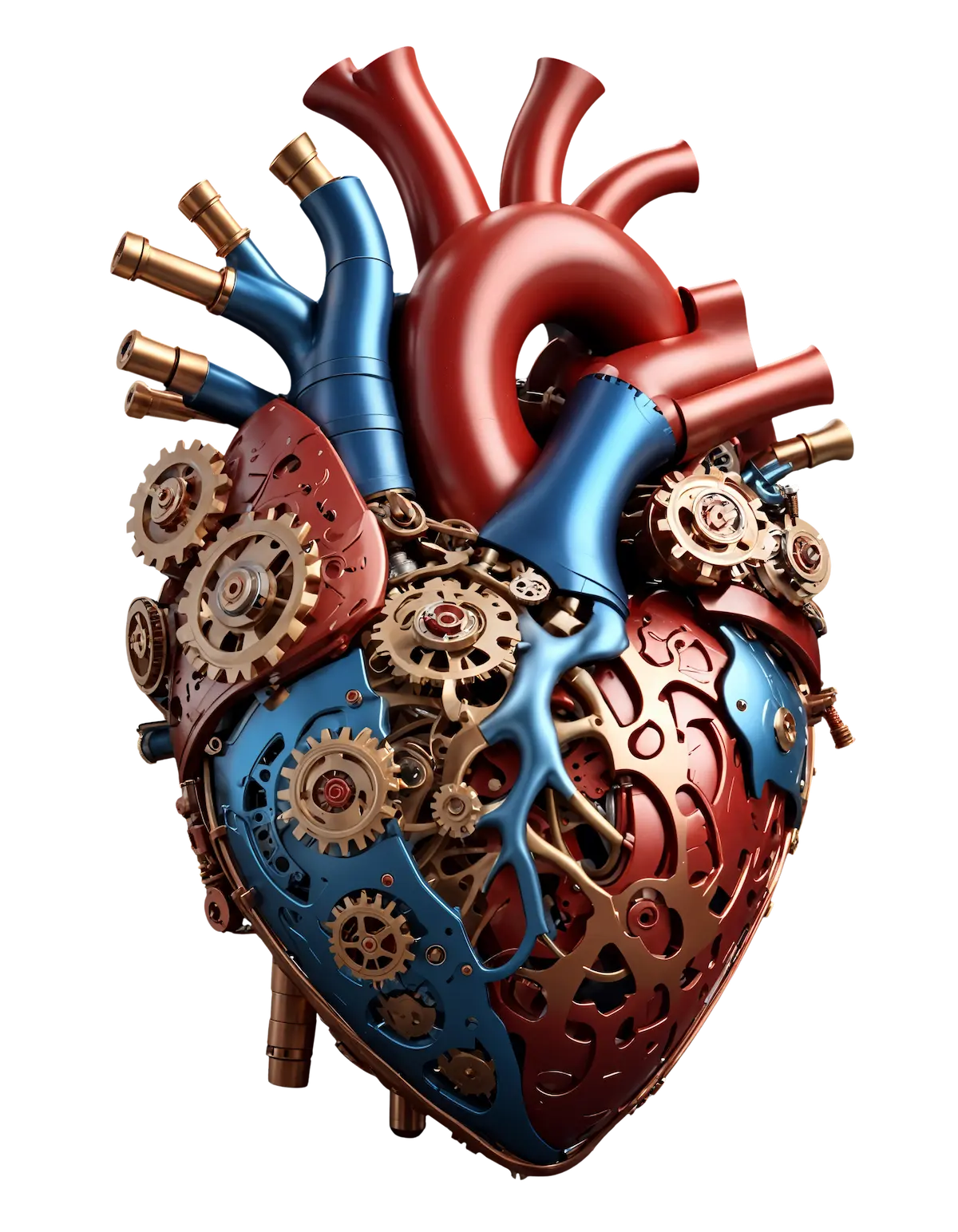 CORAÇÃO DE FERRO EM MODELO DE ENGRENAGEM