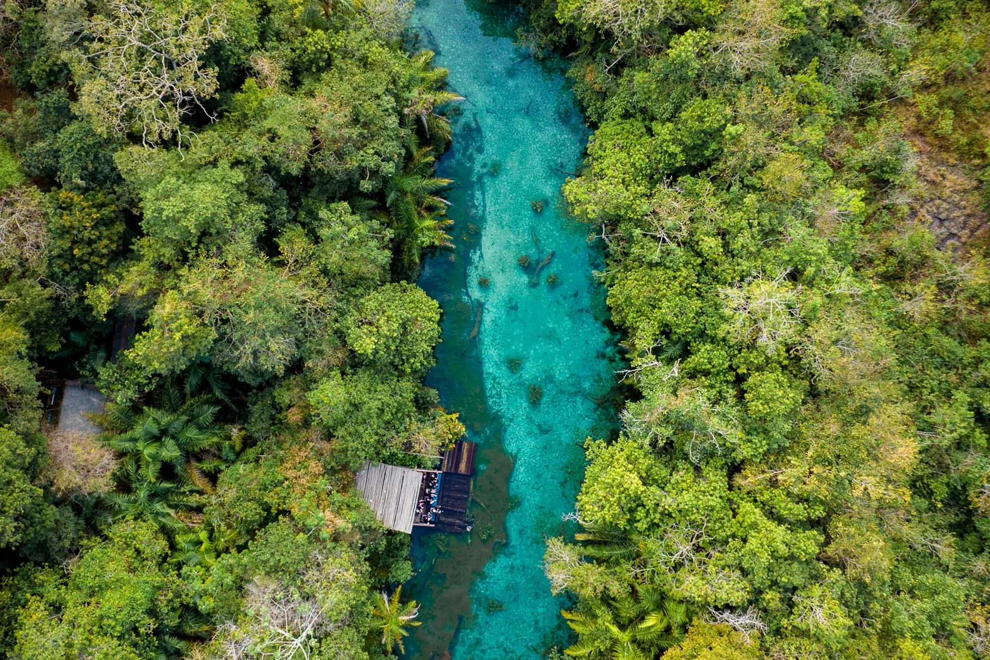Vista aérea de Bonito MS Brasil